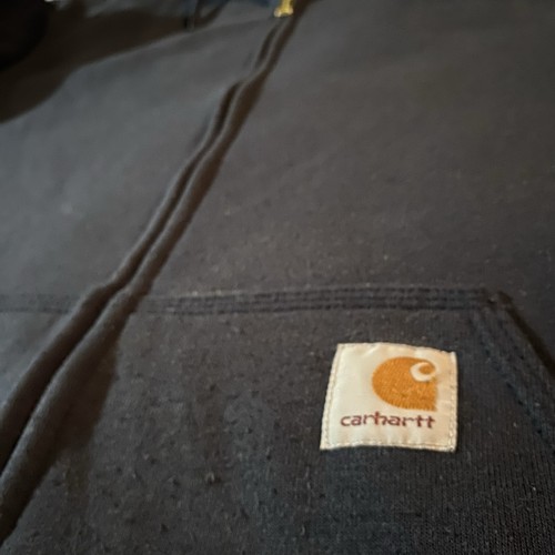 Carhartt Navy Blue Loose Fit Full Zip Hoodie Herren Gr. XL - Bild 2 von 5