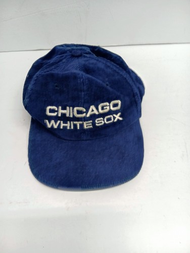 Vintage 90s Chicago White Sox Cord Hat Blue MLB Snapback - Bild 1 von 4