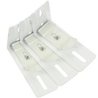 3Pairs Vertical Blinds Bracket for Curtain Rods and Vertical Blind Installation