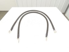 Cable Power Ground Lead 5' 300MCM 150mm² 1000V Crimped Terminal Ends Lot of 2