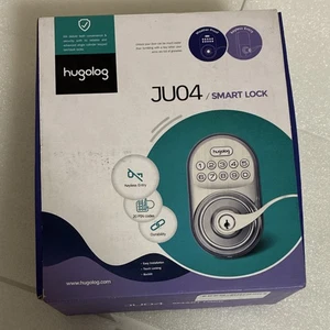Choulog JU04 Porte en métal argenté satiné avec fermeture à clé Smart Lock