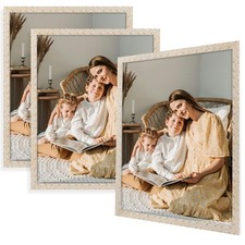 16x20 Picture Frame Set of 3, Rustic Farmhouse Wall Decor Photo Frames with P...