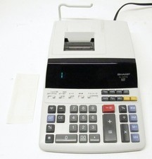 Sharp EL-1197PIII 12-Digit 2-Color Electronic Printing Adding Machine Calculator