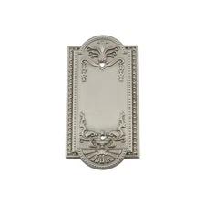 Nostalgic Warehouse Meadows Satin Nickel Wall Plate Covers Greek Revival Style