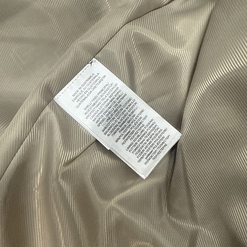 Lauren Ralph Lauren Zweireiher Monogramm Jacquard Mantel Khaki Damen XXL - Bild 13 von 13