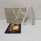 Nybro Sweden Etched Clear Crystal Sailboat Sculpture Desktop Decor Paperweight 