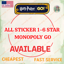 Monopoly Sticker Go 1  - 6   All Stickers Available CHEAPEST  SUPER FAST  24/7  