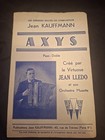 Partitur Axys Jean Lledo Sheet Music