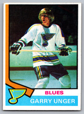 1974-75 TOPPS #237 GARRY UNGER BLUES