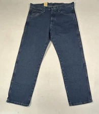 Wrangler Rugged Wear Relaxed Fit Blue Jeans Men’s  Size 34x30 Medium Wash New