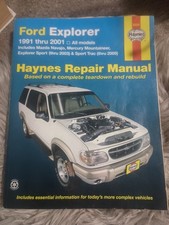 Haynes 36024 Ford Explorer, Repair Manual 1991 to 2001 (Navajo/Mountaineer)
