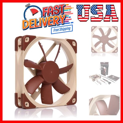NF-S12A PWM,  Quiet Fan, 4-Pin 120mm, Brown