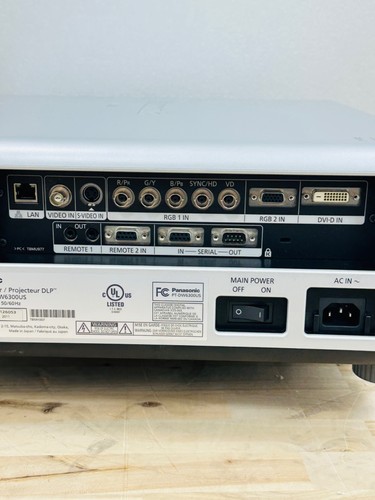 Panasonic PT-DW6300US WXGA DLP-Projektoreinheit | SILBER - KOSTENLOSER VERSAND - Bild 7 von 14