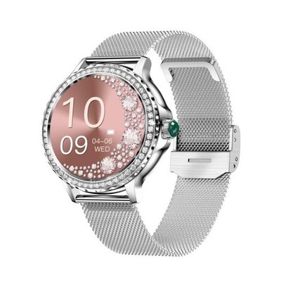 Smartwatch Damen Frauen mit Telefonfunktion Armbanduhr für iPhone Samsung Huawei