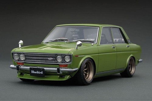 1/18 IG0615 Datsun Bluebird SSS 510 Green Ignition Model Diecast Car JDM Classic - Picture 10 of 10
