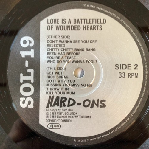Hard Ons Love is a Battlefield 1989 LP Vinyl Album Punk Rock - Picture 6 of 15