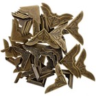 48pcs Metal Books Corner Protector Book Edge Cover Metal Decorative Cover