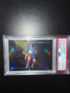 2022-23 Obsidian Zinedine Zidane Black Color Blast PSA 10