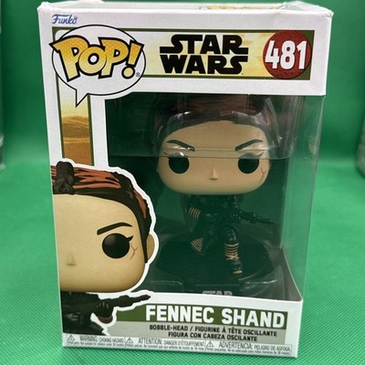 Funko Pop , Star Wars # 481 Fennec Shand Bobble- Head