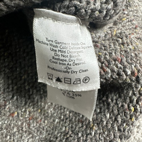 Eddie Bauer Sweater Men L Tight Knit Earth Tone Commando Wool Blend Pullover - Picture 6 of 18
