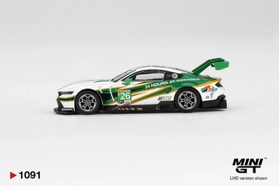 MINI GT 1091 1/64 Ford Mustang GT3 #26 Daytona Edition Limited New