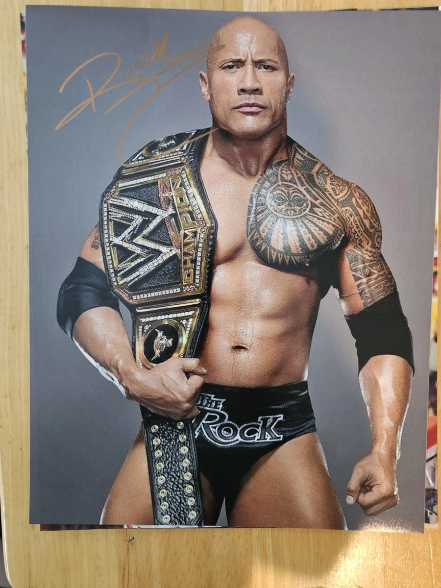Dwayne Johnson Wrestling Original Autographed Items | eBay