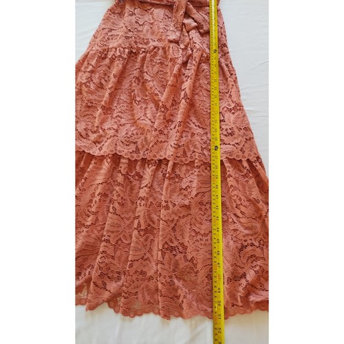 Taylor Women Sleeveless Lace Tiered Midi Dress Size 8 - Picture 10 of 14