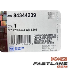 GENERAL MOTORS GENUINE VALVE HOUSING KIT NEW OEM 84344239