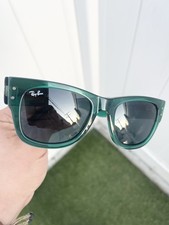 NWT Ray Ban Mega Wayfarer RB0840S 0840 Green 6615/M3 Size 51/21 Case Included