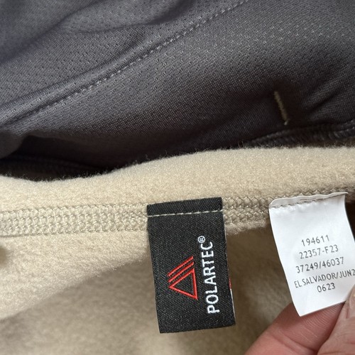 Vintage REI Men’s Xxl Tall Polartec Tan Fleece Gorpcore Outdoors Hiking Zip Up - Picture 10 of 13