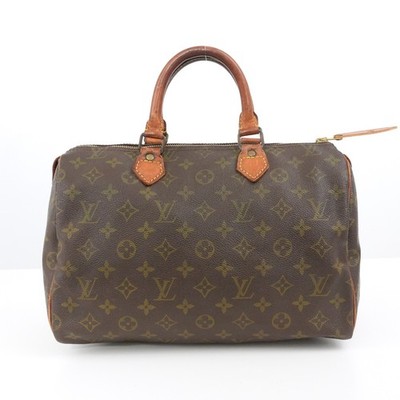 LOUIS VUITTON LV Monogram Speedy 30 M41526 Handtasche Braun Auth #56222A