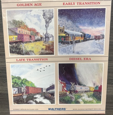 #ad Walthers Goldline Kit HO #932 4940 100 Ton Quad Hopper Great Northern 6 Pack $79.99