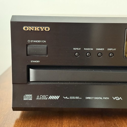 ONKYO Modello DX-C390 Lettore CD Carousel Changer 6 dischi Nero - Senza telecomando - Testato - Foto 3 di 21