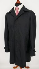 Gucci Trenchcoat Mantel Gr.52 100% Polyester Schwarz Black Label Top Zustand