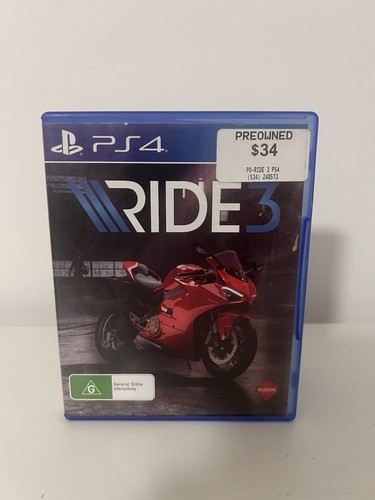 RIDE 3 Sony PS4 Playstation 4 Motorcycle Motorbike Racing Sports Game