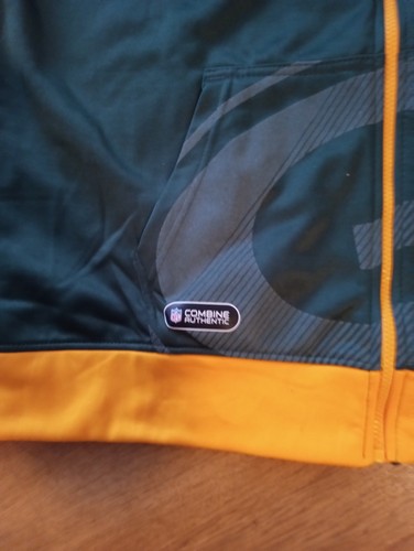 NFL Green Bay Packers Combine Training Hooded Jacket XXL BRAND NEW - Picture 3 of 4