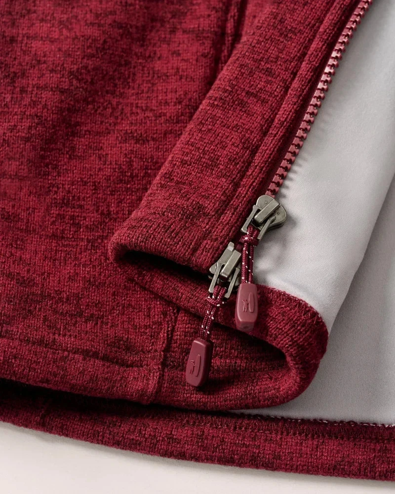 Georgia Bulldogs Vintage Logo Johnnie-O Denalis Double-Zip Vest Merlot $158 XL - product detail image 5