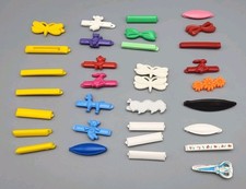 1980s Plastic Hair Barrettes Goody Snap Tight Clips Animals Lot of 32 Pieces