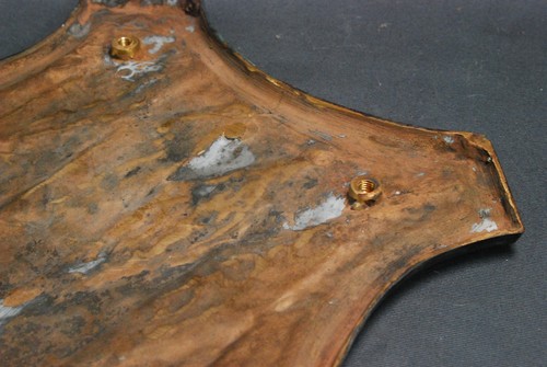 Escudo grande 35x28 cm BRONCE placa rombos BAYERN Heráldica 1.600g - Imagen 5 de 8