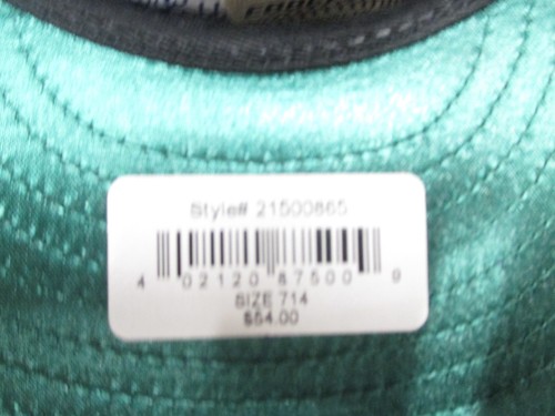 NORTHWESTERN WILDCATS (BRIELAS DE CAMPO EBBETS) SOMBRERO VINTAGE AJUSTADO PARA HOMBRE (7 1/4) NUEVO CON ETIQUETAS - Imagen 4 de 6