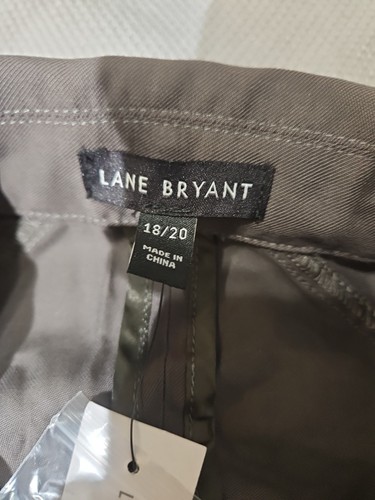Nuevo con etiquetas Chaqueta Lane Bryant Para Mujer 18/20 Verde Utilidad Campo Bolsillos a Presión con Cremallera Safari - Imagen 5 de 10