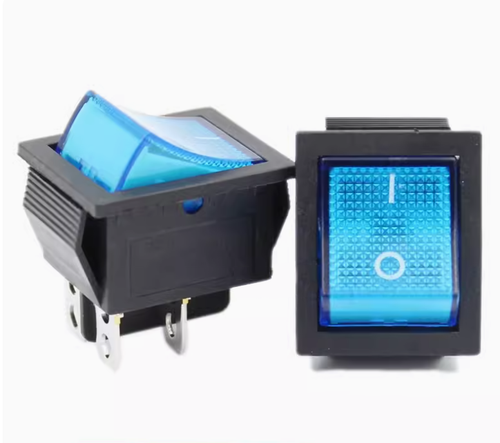 KCD4 Wippschalter 16A 250V EIN/AUS EIN/AUS/EIN 4/6 Pin Schalter mit Licht - Picture 5 of 26