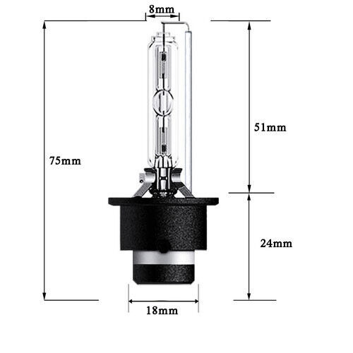 D2S HID Xenon Headlight Bulbs For Infiniti G35 2005-08 G37 2008-14 Coupe Sedan - Bild 10 von 11