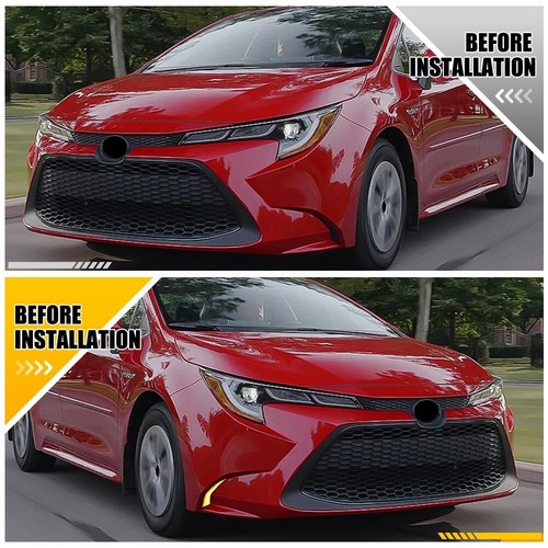 LED Daytime Running Light with Turn Signal Clear for 2020-2022 Toyota Corolla Y - Picture 8 of 15