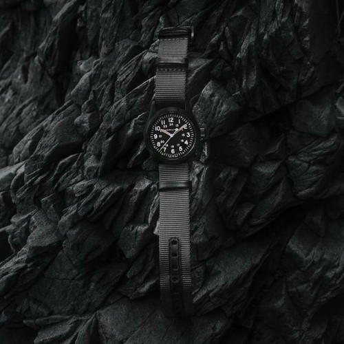 New Hamilton Khaki Field Mechanical Black Dial NATO Strap Men's Watch H69409930 - Picture 4 of 5