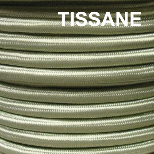 ROUND 3 Core Braided Fabric Cable Lighting Lamp Flex Vintage - Choice of Colour - Picture 47 of 50