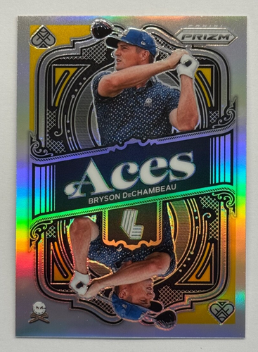 2024 Panini Prizm Liv Golf Bryson DeChambeau Aces Gold 5/10 Crushers #6 RARE🔥 - Picture 1 of 3