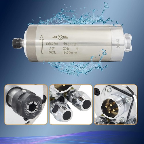 CNC Wassergekühlte Spindel Motor Router Kit 800W 0,8KW ER11 110V 220V + Wechselrichter - Bild 5 von 7