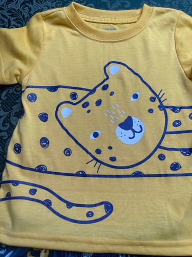 Neu mit Etikett 2t oder 4t 4 Carters TIGER Frühling Herbst Sommer Pyjama Junge Mädchen Gepard Retro - Bild 5 von 7