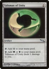 Mirrodin Talisman of Unity MTG Magic the Gathering NM
